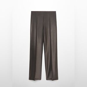 METALLIC-EFFECT PANTS